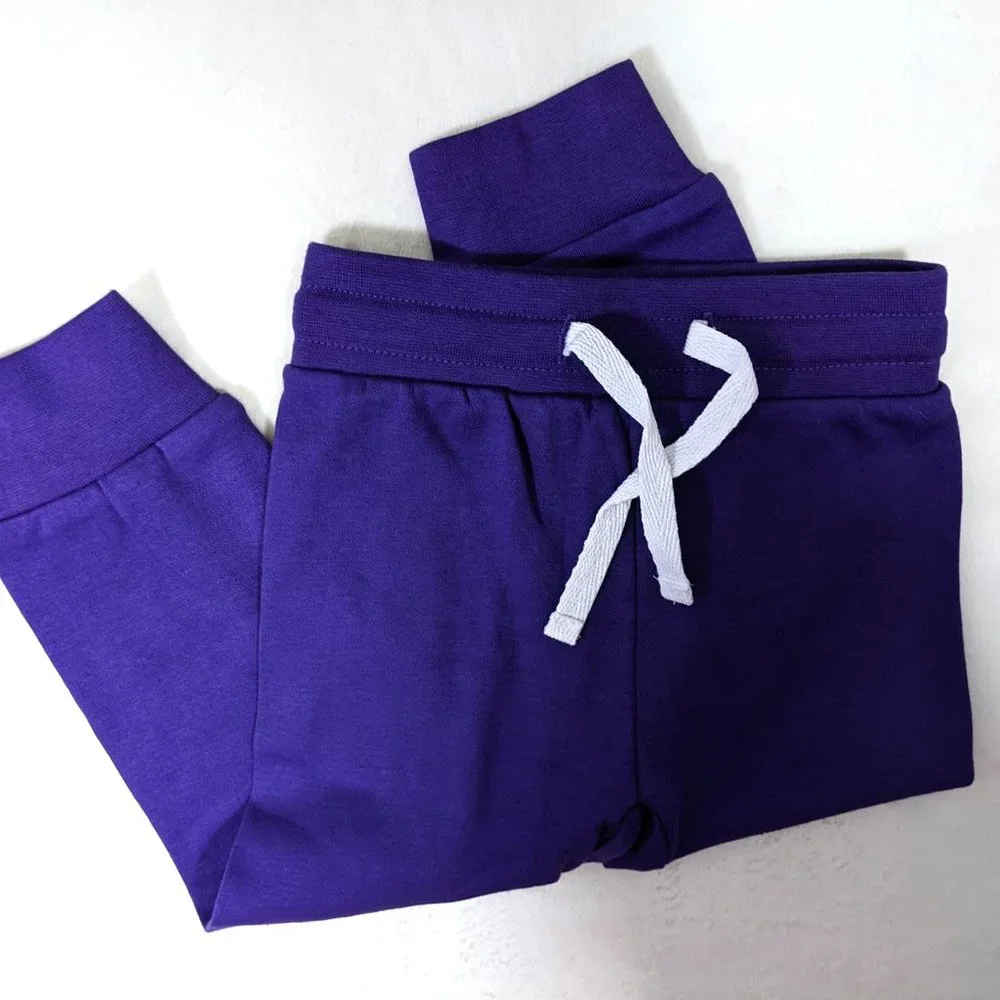 LovJoy Kids Joggers Toddler Sweatpants Pink Gray Purple 12-18 months NEW